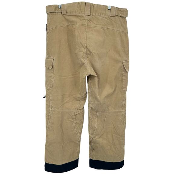 Men's Corduroy Crane Sports Thinsulate Waterproof Adjustable Snowboard Pants~ L - Picture 6 of 10